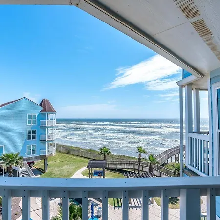 Steps To Pool And Beachamazing Views From Two Balconies Galveston Exterior photo